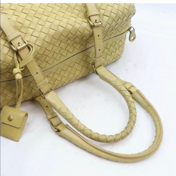 Auth Bottega Veneta Hand Bag  Yellow Leather - Picture 3 of 9